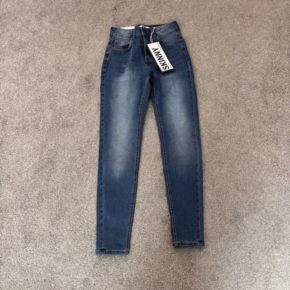 3/$45 Skinny Blue Jeans for Women - Picture 1 of 7
